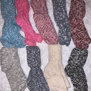 9 pairs of J. Crew camp socks